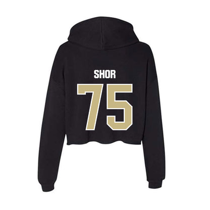 Akron - NCAA Football : Dayne Shor - Women's Crop Fleece Hoodie-1
