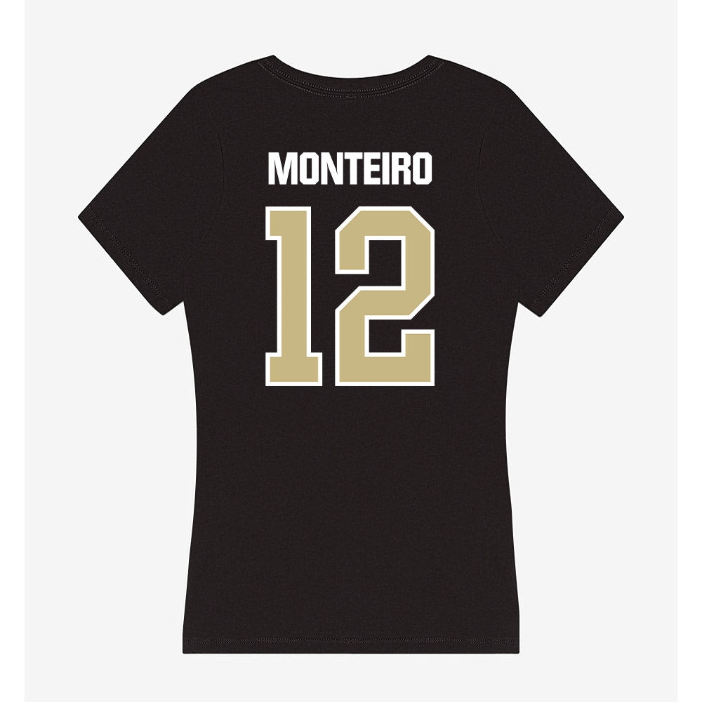 Akron - NCAA Football : Cameron Monteiro - Women's V-Neck T-Shirt-1