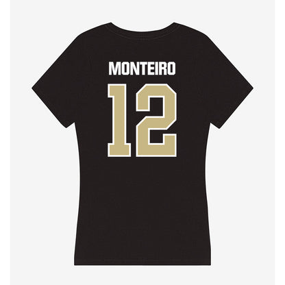 Akron - NCAA Football : Cameron Monteiro - Women's V-Neck T-Shirt-1