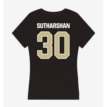 Akron - NCAA Women's Soccer : Eesha Sutharshan - Women's V-Neck T-Shirt-1