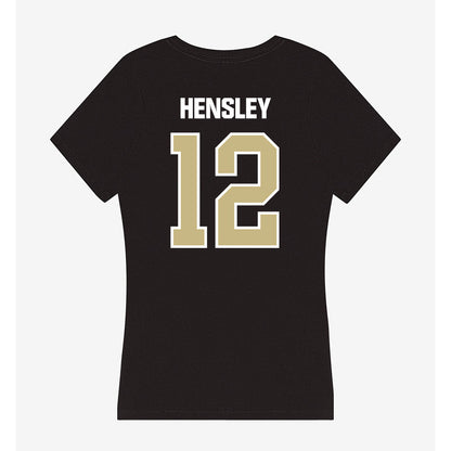 Akron - NCAA Softball : Ava Hensley - Women's V-Neck T-Shirt-1