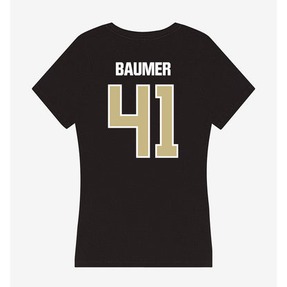 Akron - NCAA Women's Lacrosse : Sarah Baumer - Women's V-Neck T-Shirt-1