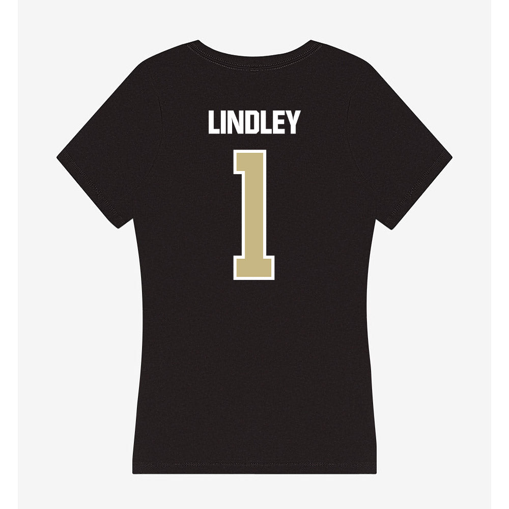 Akron - NCAA Softball : Jaleigh Lindley - Women's V-Neck T-Shirt-1