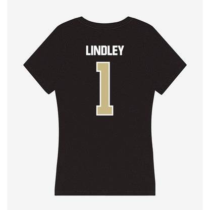 Akron - NCAA Softball : Jaleigh Lindley - Women's V-Neck T-Shirt-1
