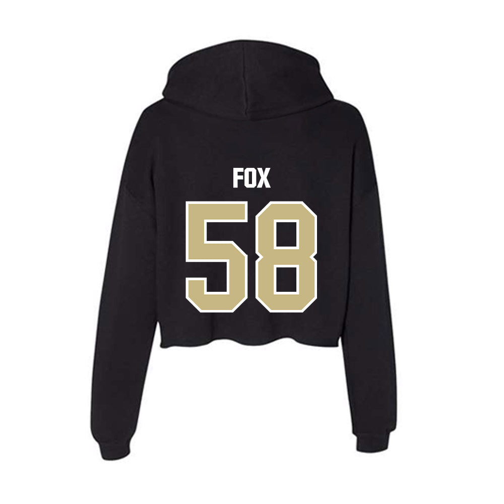 Akron - NCAA Football : Alex Fox - Women's Crop Fleece Hoodie-1