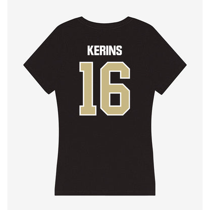 Akron - NCAA Women's Soccer : Bailey Kerins - Women's V-Neck T-Shirt-1