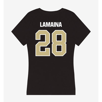 Akron - NCAA Men's Soccer : Logan LaMaina - Women's V-Neck T-Shirt-1