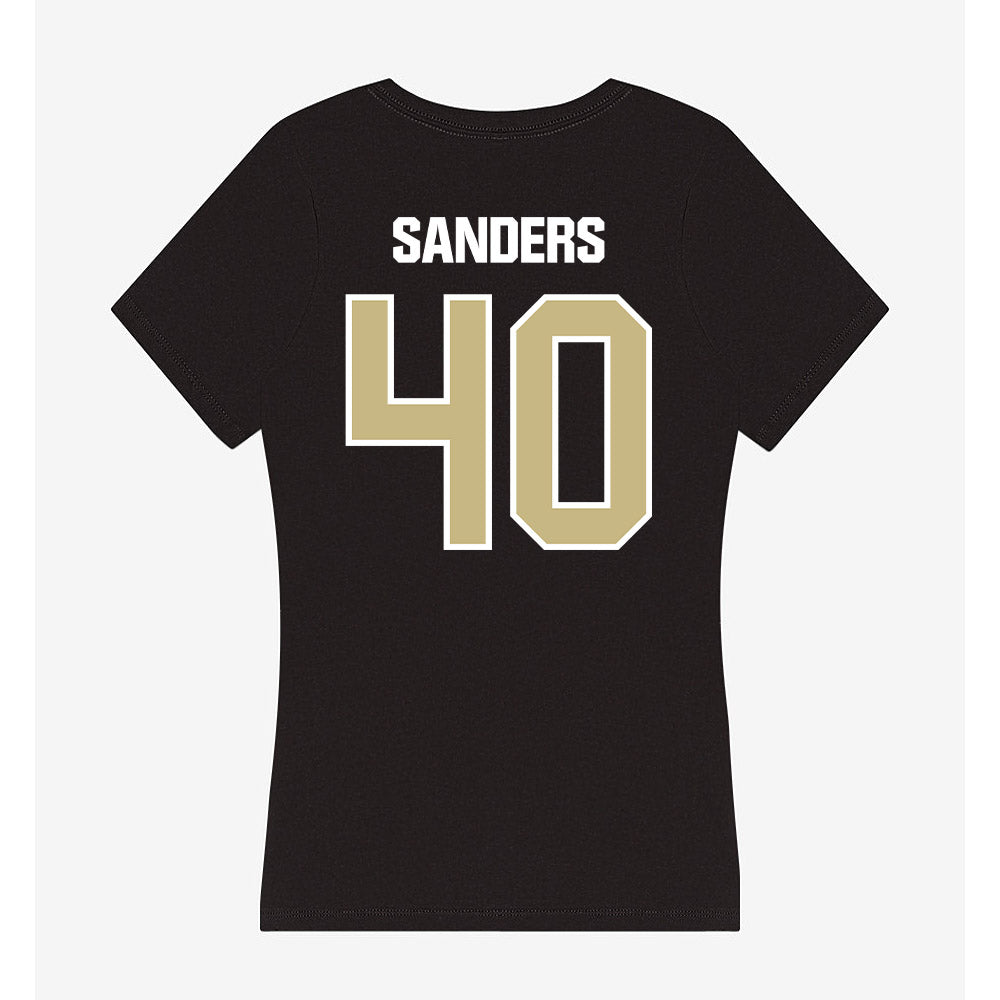 Akron - NCAA Women's Lacrosse : Hannah Sanders - Women's V-Neck T-Shirt-1