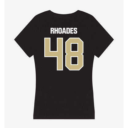 Akron - NCAA Football : Emmet Rhoades - Women's V-Neck T-Shirt-1