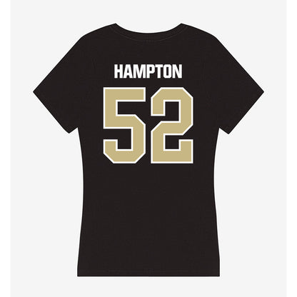 Akron - NCAA Football : Nate Hampton - Women's V-Neck T-Shirt-1