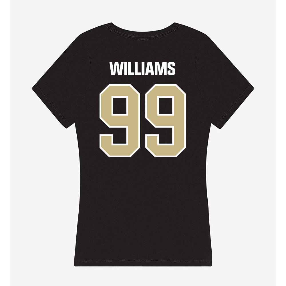 Akron - NCAA Football : Jalen Williams - Women's V-Neck T-Shirt-1