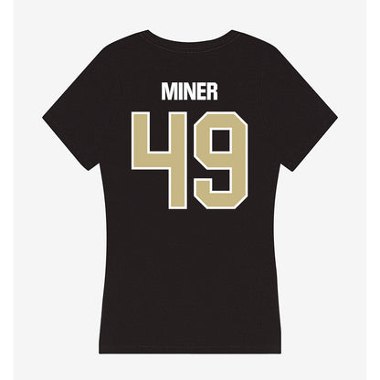 Akron - NCAA Football : Frank Miner - Women's V-Neck T-Shirt-1
