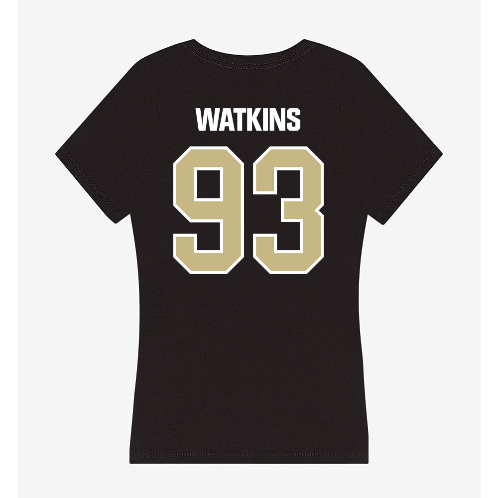 Akron - NCAA Football : ty watkins - Women's V-Neck T-Shirt-1
