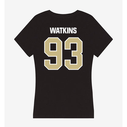 Akron - NCAA Football : ty watkins - Women's V-Neck T-Shirt-1