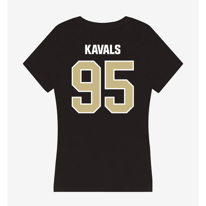 Akron - NCAA Football : Vann Kavals - Women's V-Neck T-Shirt-1