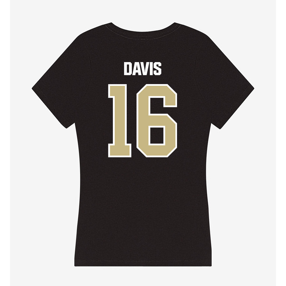 Akron - NCAA Football : Paul Davis - Women's V-Neck T-Shirt-1