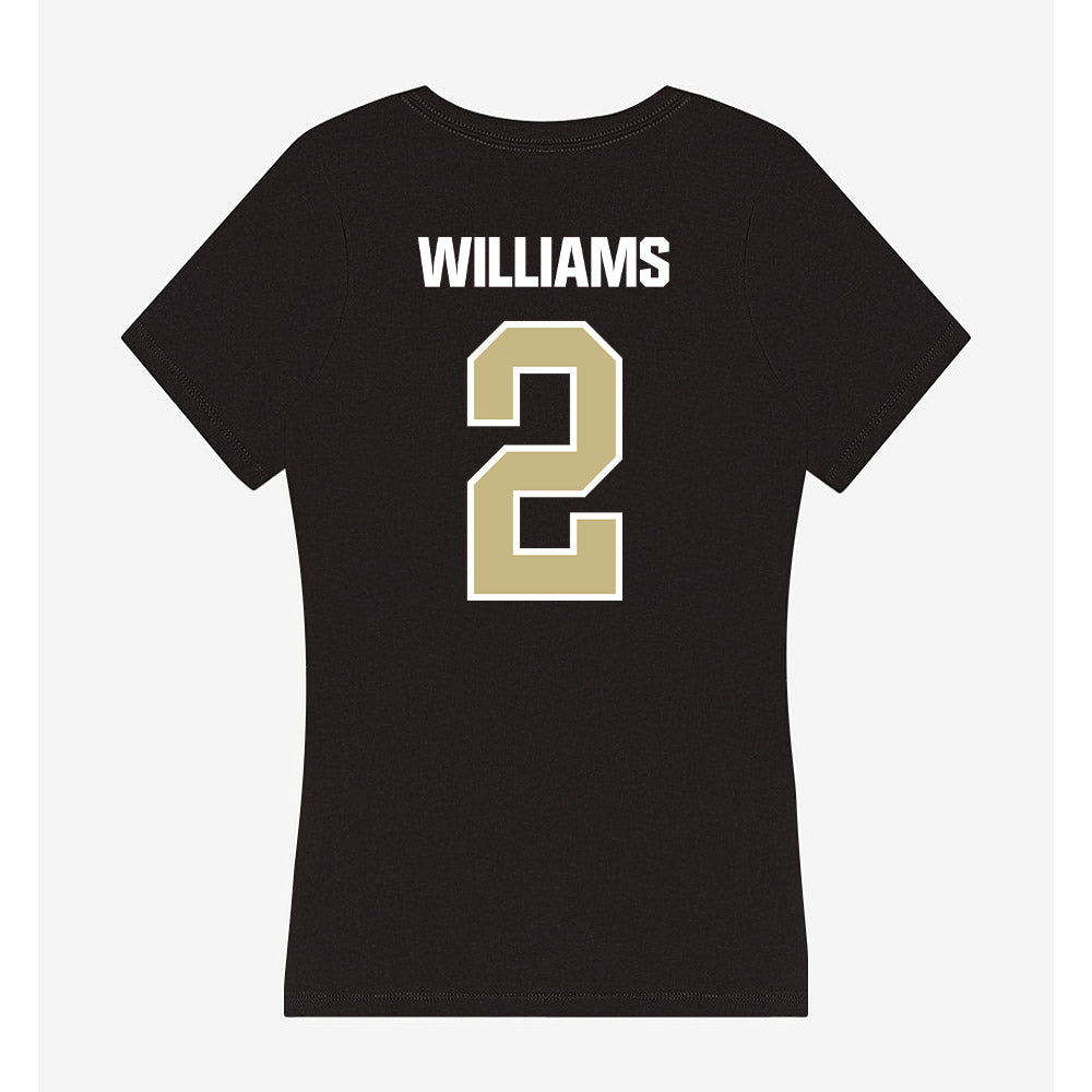 Akron - NCAA Football : Marcel Williams - Women's V-Neck T-Shirt-1
