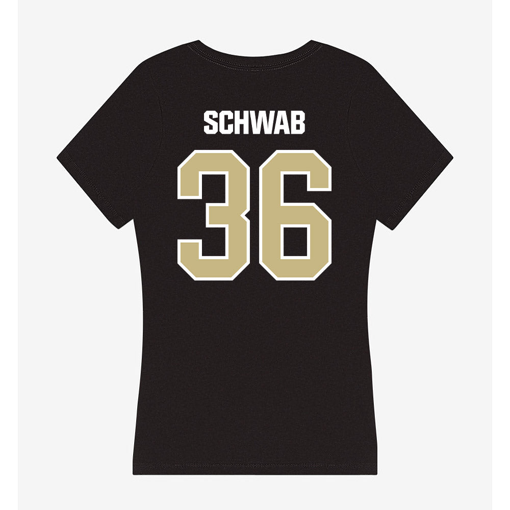 Akron - NCAA Women's Lacrosse : Graceann Schwab - Women's V-Neck T-Shirt-1