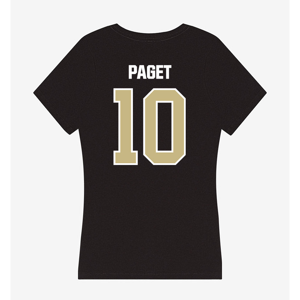 Akron - NCAA Women's Soccer : Reece Paget - Women's V-Neck T-Shirt-1