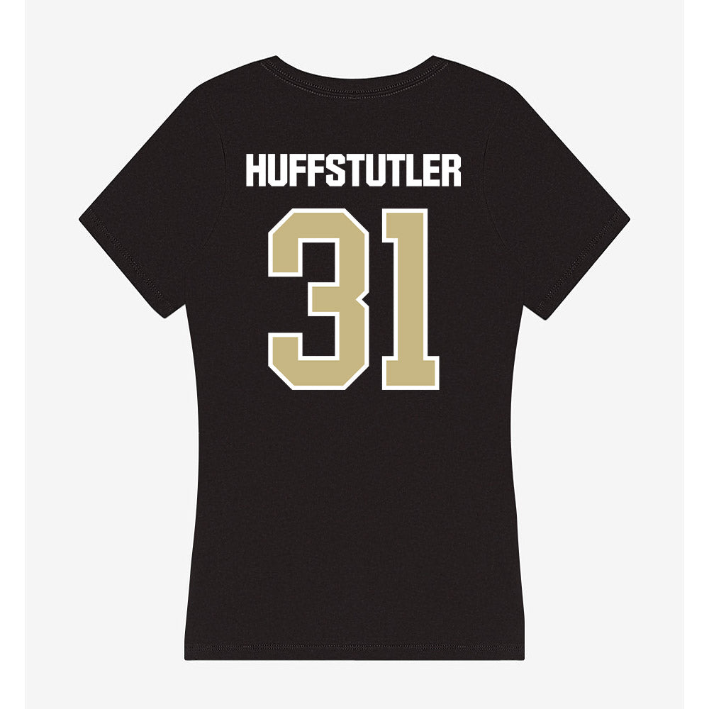 Akron - NCAA Baseball : Atticus Huffstutler - Women's V-Neck T-Shirt-1