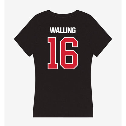 Francis Marion - NCAA Softball : Jenna Walling - Women's V-Neck T-Shirt-1