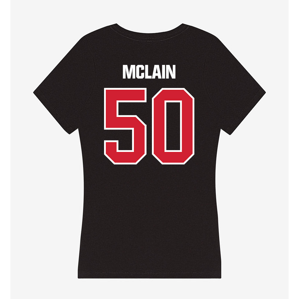Francis Marion - NCAA Baseball : Reed McLain - Women's V-Neck T-Shirt-1