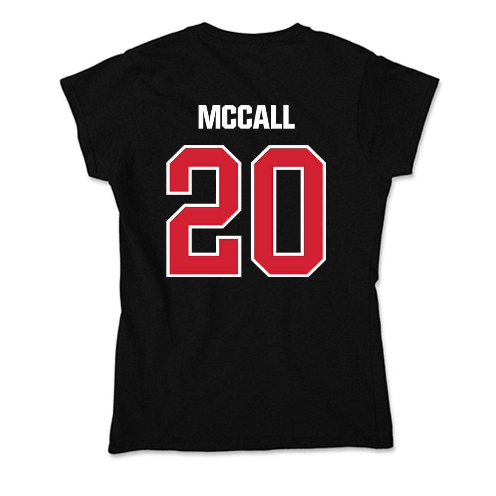 Francis Marion - NCAA Men's Basketball : Kameron McCall - Soft Style Women’s T-Shirt-1
