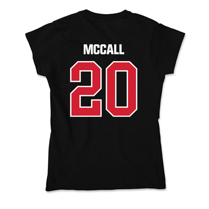 Francis Marion - NCAA Men's Basketball : Kameron McCall - Soft Style Women’s T-Shirt-1