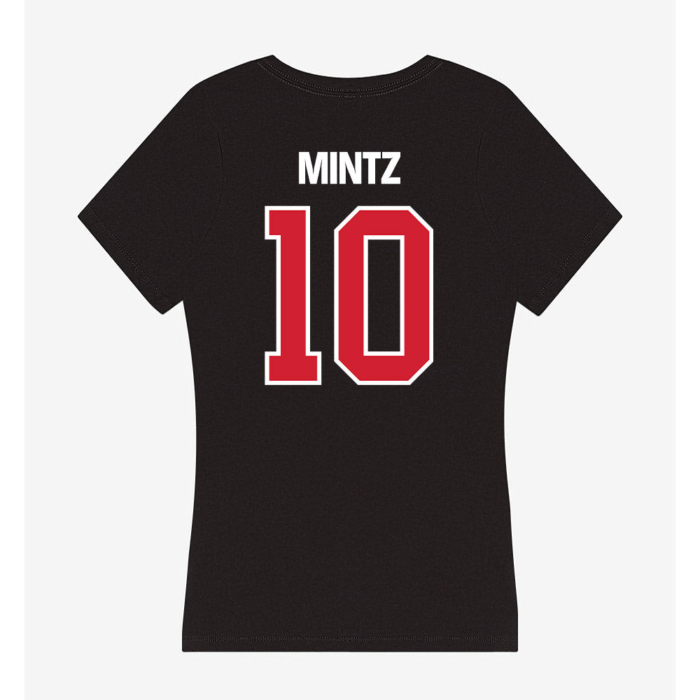 Francis Marion - NCAA Women's Basketball : Jordan Mintz - Women's V-Neck T-Shirt-1
