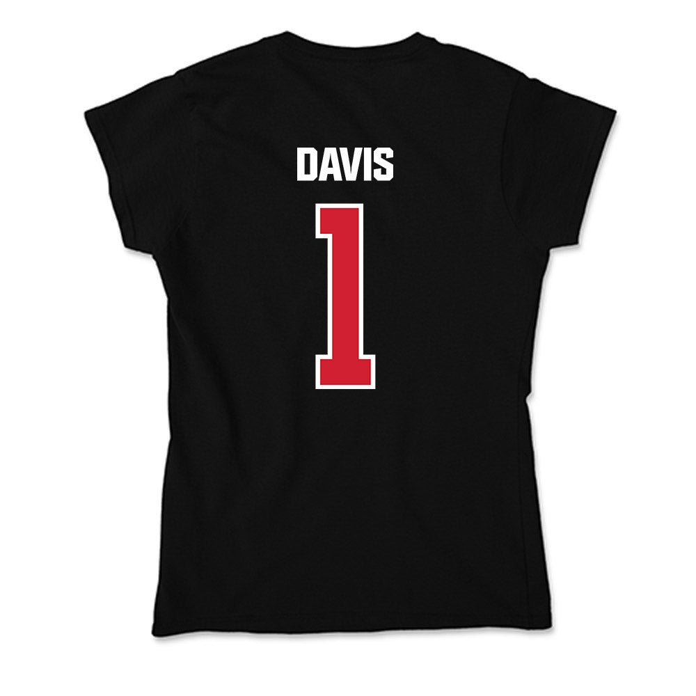 Francis Marion - NCAA Men's Basketball : Shannon Davis - Soft Style Women’s T-Shirt-1