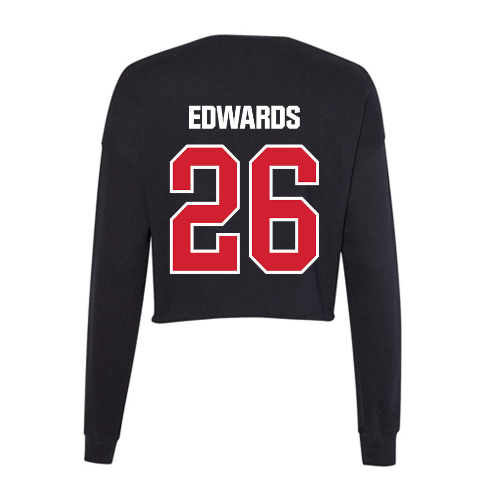 Francis Marion - NCAA Baseball : Roman Edwards - Women's Cropped Crew Fleece-1