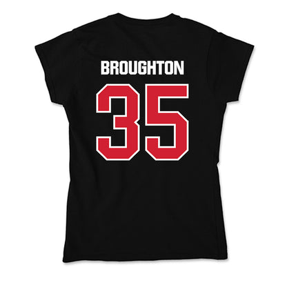 Francis Marion - NCAA Men's Basketball : Jaden Broughton - Soft Style Women’s T-Shirt-1