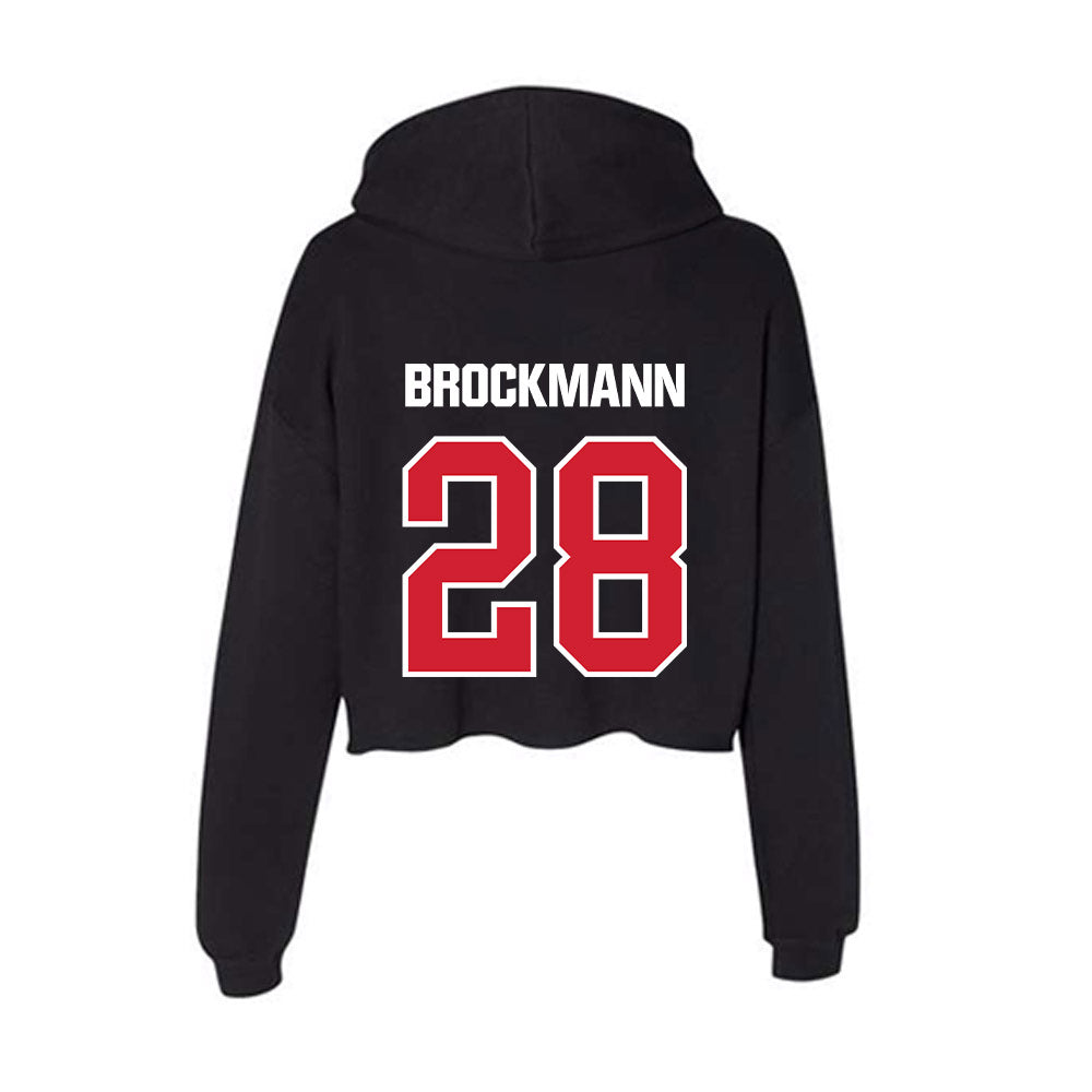 Francis Marion - NCAA Women's Soccer : Joy Brockmann - Women's Crop Fleece Hoodie-1