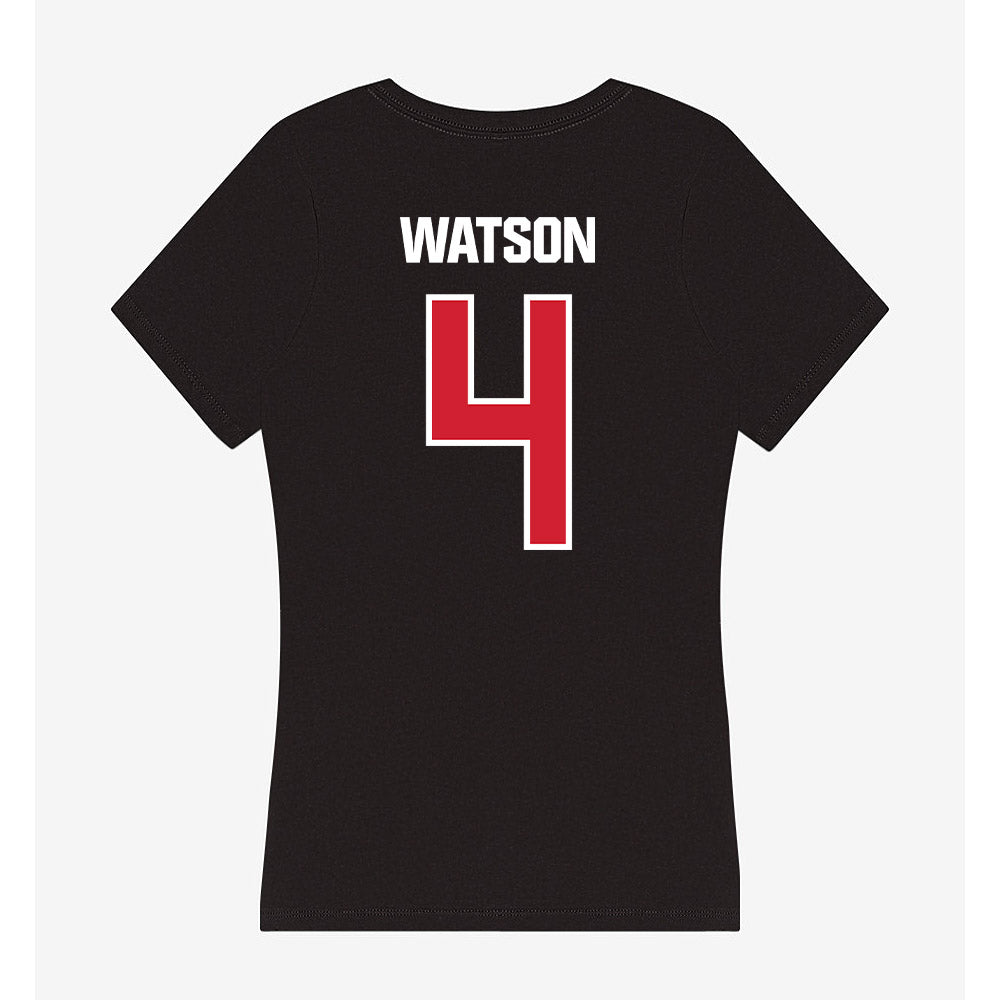 Francis Marion - NCAA Softball : Reese Watson - Women's V-Neck T-Shirt-1