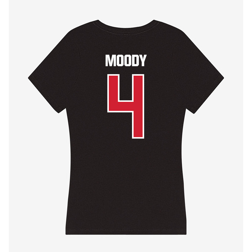 Francis Marion - NCAA Women's Basketball : Mariana Moody - Women's V-Neck T-Shirt-1