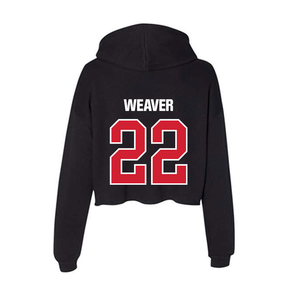 Francis Marion - NCAA Softball : Sydney Weaver - Women's Crop Fleece Hoodie-1