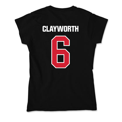 Francis Marion - NCAA Women's Volleyball : Kayla Clayworth - Soft Style Women’s T-Shirt-1