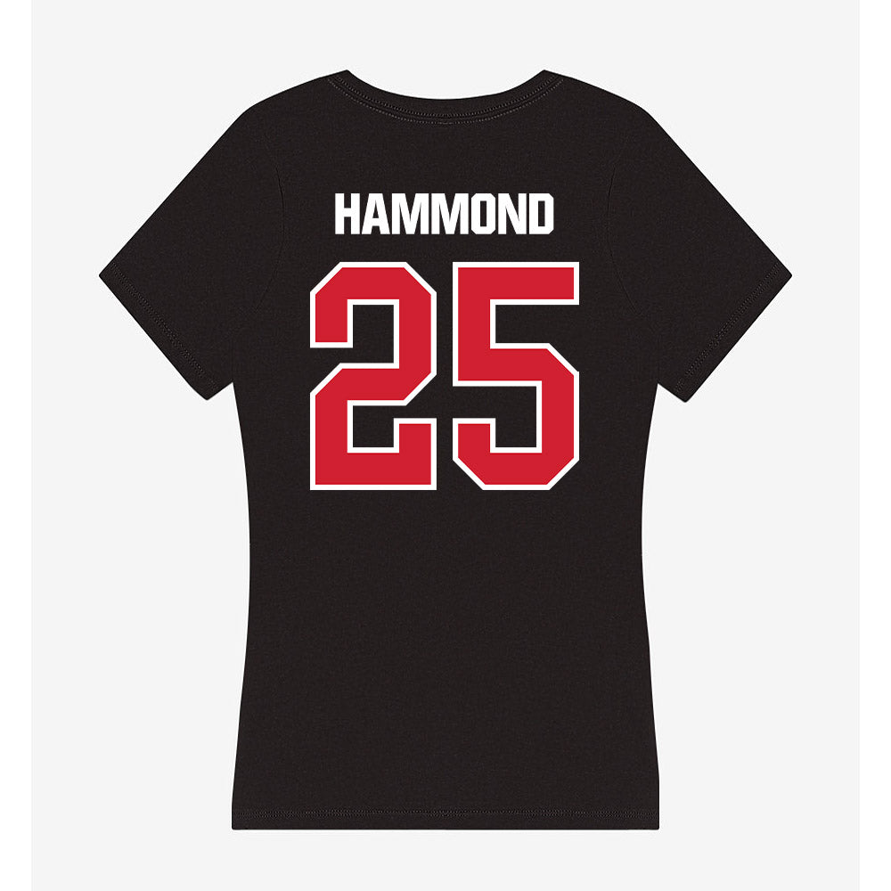 Francis Marion - NCAA Women's Basketball : Rebecca Hammond - Women's V-Neck T-Shirt-1