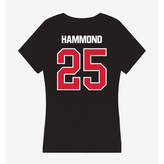 Francis Marion - NCAA Women's Basketball : Rebecca Hammond - Women's V-Neck T-Shirt-1