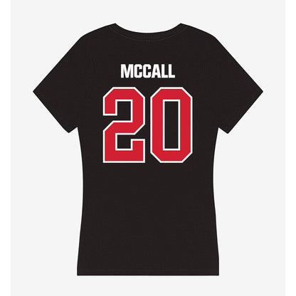 Francis Marion - NCAA Men's Basketball : Kameron McCall - Women's V-Neck T-Shirt-1