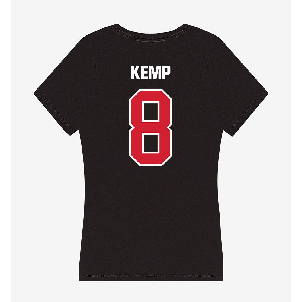 Francis Marion - NCAA Women's Volleyball : Katie Kemp - Women's V-Neck T-Shirt-1