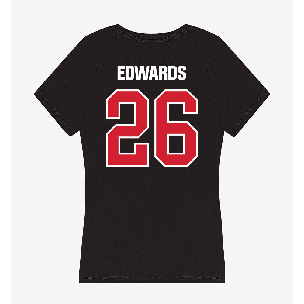 Francis Marion - NCAA Baseball : Roman Edwards - Women's V-Neck T-Shirt-1