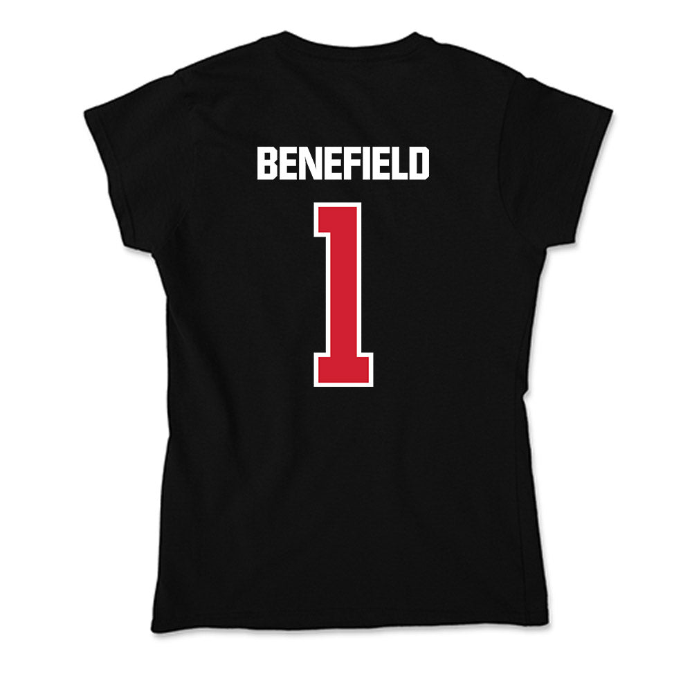 Francis Marion - NCAA Women's Basketball : Jaliyah Benefield - Soft Style Women’s T-Shirt-1