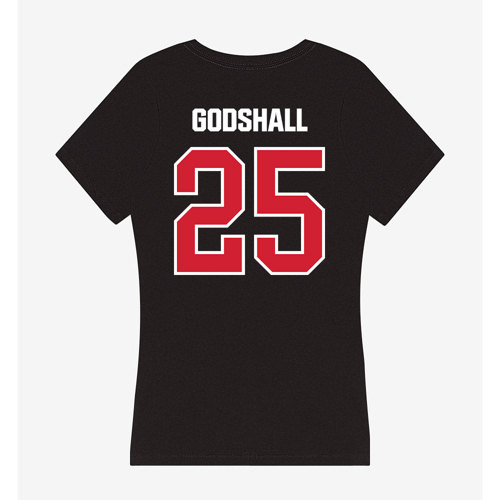 Francis Marion - NCAA Women's Soccer : Davynn Godshall - Women's V-Neck T-Shirt-1