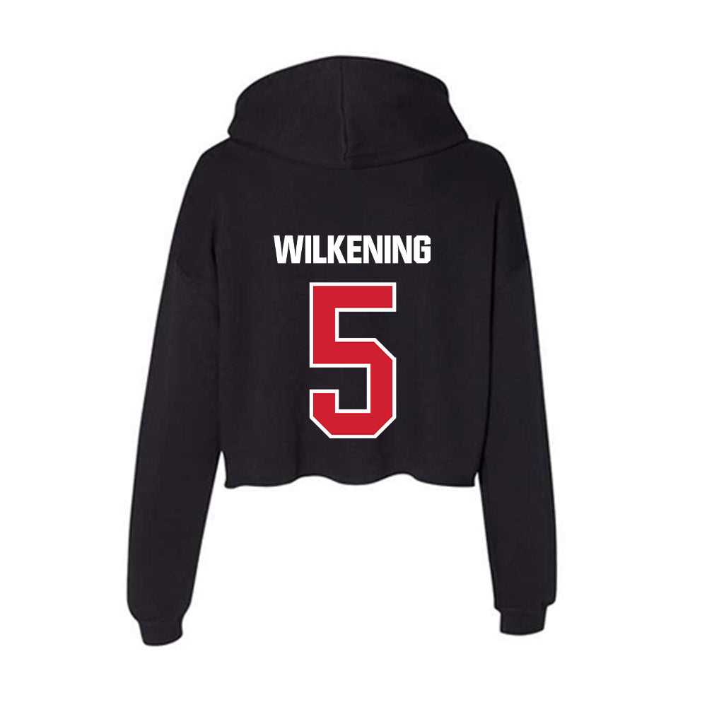 Francis Marion - NCAA Men's Soccer : Tim Wilkening - Women's Crop Fleece Hoodie-1