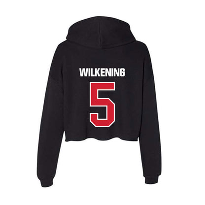 Francis Marion - NCAA Men's Soccer : Tim Wilkening - Women's Crop Fleece Hoodie-1