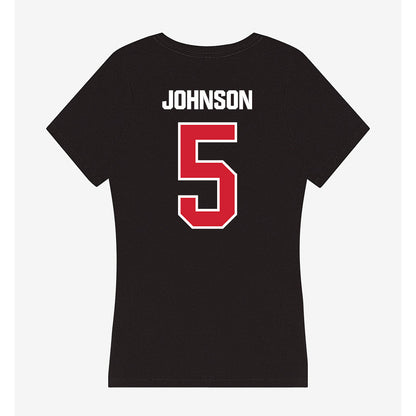Francis Marion - NCAA Women's Volleyball : Aubrey Johnson - Women's V-Neck T-Shirt-1