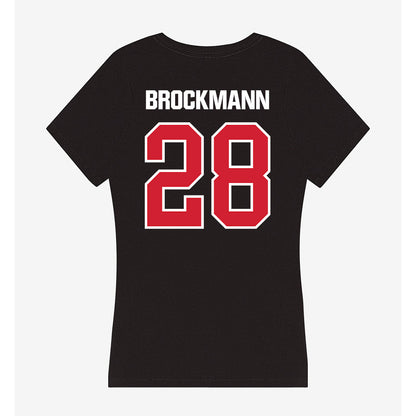 Francis Marion - NCAA Women's Soccer : Joy Brockmann - Women's V-Neck T-Shirt-1
