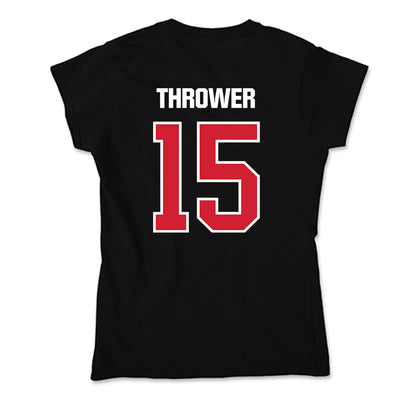 Francis Marion - NCAA Softball : Anderson Thrower - Soft Style Women’s T-Shirt-1