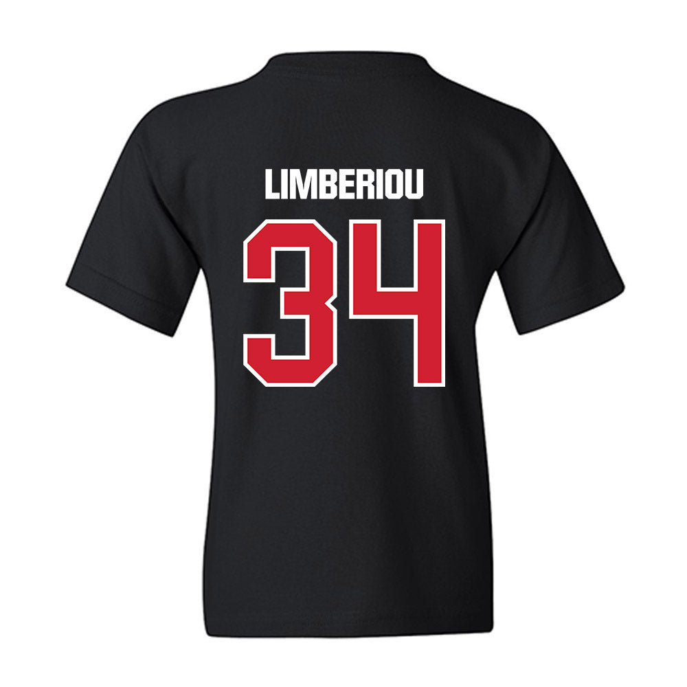 Francis Marion - NCAA Acrobatics & Tumbling : Mia Limberiou - Youth T-Shirt-1